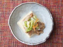 お新香納豆えだまめ卵豆腐