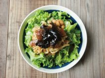 きくらげの佃煮納豆切干大根サラダ