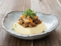 松前浅漬けねぎワサビ納豆たまご豆腐