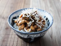 たらこ昆布じゃこ納豆麦ごはん