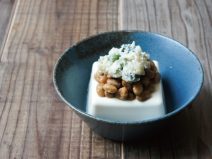 納豆わさび粕漬冷奴
