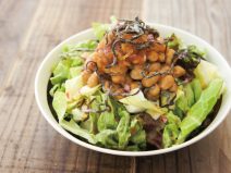 梅塩こんぶ納豆おろしポン酢さらだ
